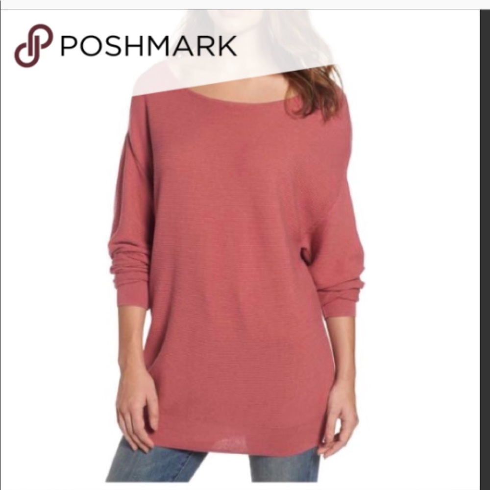 BP Boatneck Ribbed Pullover - Picture 2 of 3